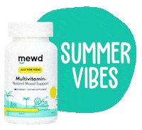 MewdVitamins summer vibes nutrition teen Sticker