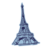 Adore Paris Sticker by Carol Bassi