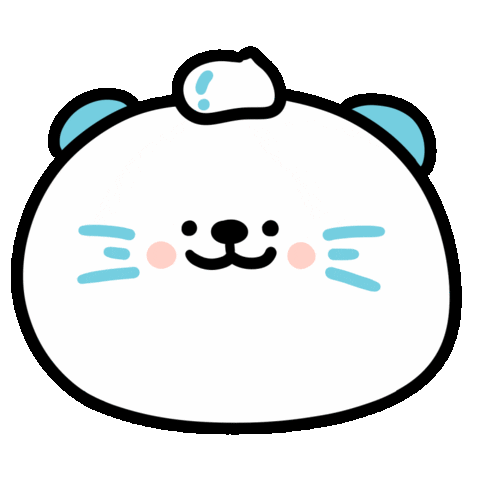 Cream Otter Sticker by 大白丸丸(daibai maru)