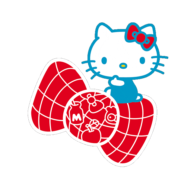 Travel Flying Sticker by Hello Kitty