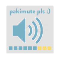 Mute Sticker by Itch Creatives