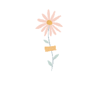 Gridisenando flower vintage boho primavera Sticker