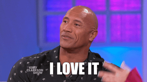 The Rock Love GIF by The Kelly Clarkson Show