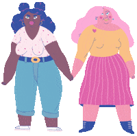 Friends Love Sticker by Marie Boiseau