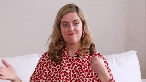 Ethony giphygifmaker smile angry women GIF