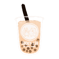 Bubble Tea Boba Sticker