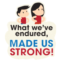 Persevere Stronger Together Sticker by GMA Pinoy TV