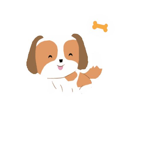 Jump Puppy Sticker