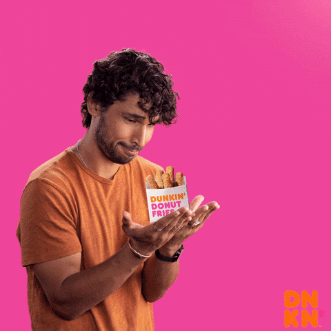 happy fries GIF by Dunkin’