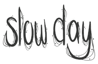 paciastyle typography graphic design slow day off day Sticker