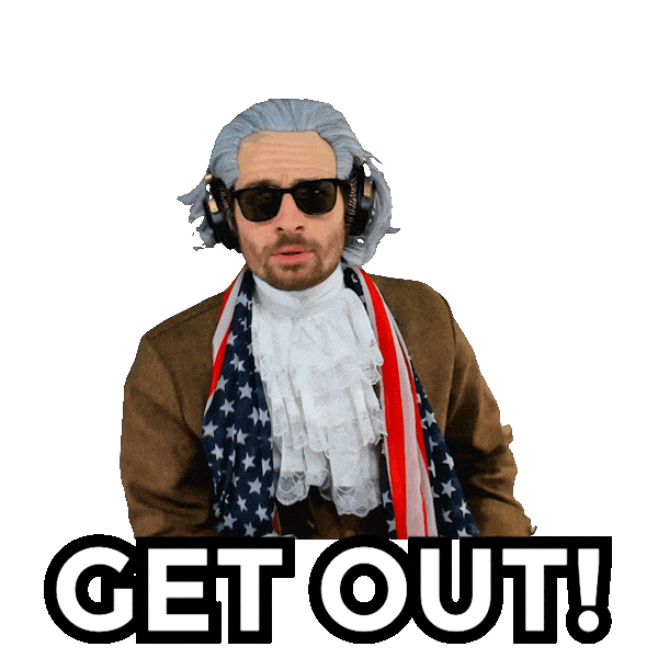 Get Out Of Here Go Away Sticker