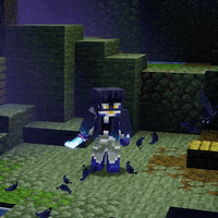 Lurk Video Game GIF by Minecraft