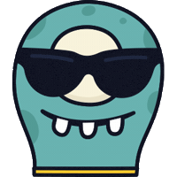 Leniolabs cool summer sunglasses leni Sticker