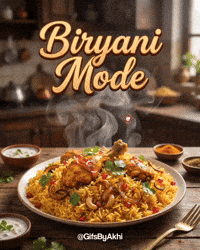 Chicken Biryani Dinner GIF