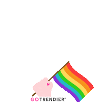 love is love gay Sticker by GoTrendier