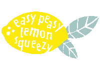 stefanietwellmann lemon zitrone easy peasy stgui Sticker