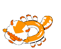 Summer Arrow Sticker by Nickelodeon