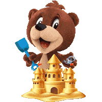 Podravka game beach play chocolate Sticker