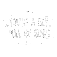 Typography Stars Sticker by Mirror