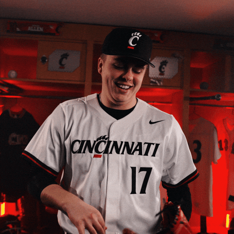College Baseball Uc GIF by Cincinnati Bearcats