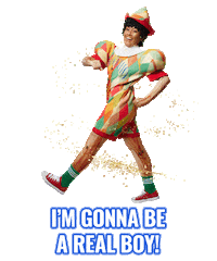 Pantomime Real Boy Sticker by Wild Rice
