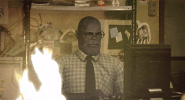 morphin fire marvel computer avengers GIF