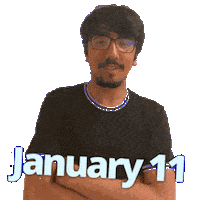 January Sticker