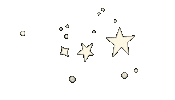 Sparkle White Stars Sticker by Jillian Ailsa