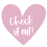 Heart Check It Out Sticker