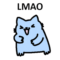 Blue Cat Wtf GIF by sillynub