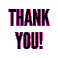 Thanks Thank You Sticker by MMV Agency