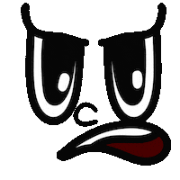 Angry What The Sticker by Demic