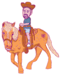 Horse Pony Sticker by DSSOLVR