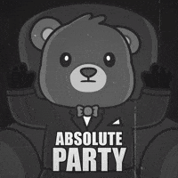 Black And White Party GIF by BEARISH