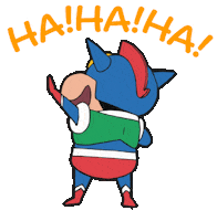 Shinchan anime laugh japan superhero Sticker