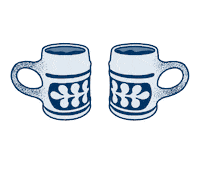 colonialwmsburg cheers mugs huzzah williamsburg Sticker