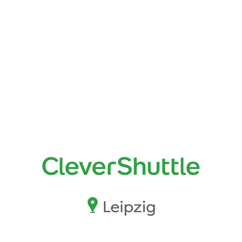 CleverShuttle giphyupload logo green brand GIF