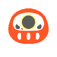 Daruma Sticker