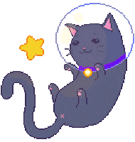 Space Cat Sticker