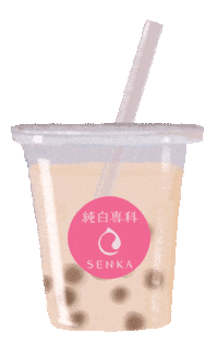 Senka cute bubble bubble tea bubbletea Sticker