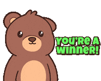 Teddy Bear Gold Sticker by BEARISH