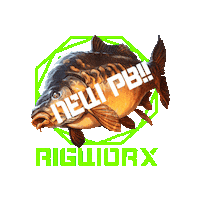 rigworxcarptackle fishing pb carp carp fishing Sticker