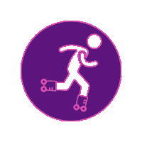 RollerPump skate rollerskate rollerderby rollerpump Sticker