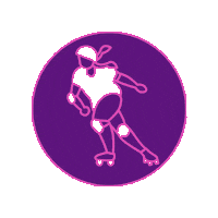 RollerPump skate rollerskate rollerderby rollerpump Sticker