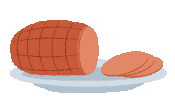 Ham Eating Sticker