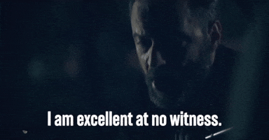 I Am Excellent at No Witness