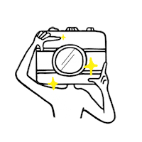 Happy Camera Man Sticker