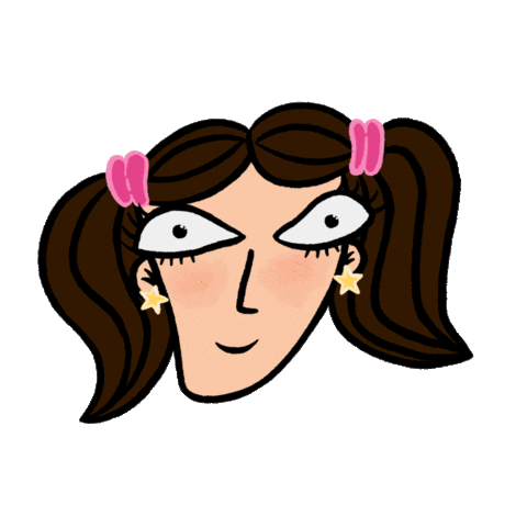 Girl Kiss Sticker