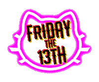 Blinking Friday The 13Th Sticker