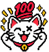 Cat Celebrate Sticker